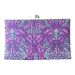 Banana Republic Clutch Purple Gray